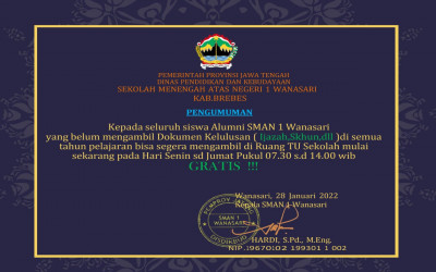 PENGUMUMAN (SKHUN)